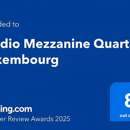 Studio Mezzanine Quartier Luxembourg Free Netflix Párizs Kültér fotó